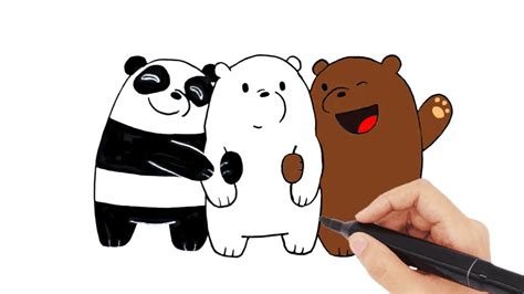 oso pardo dibujo|Cómo Dibujar Animales: Osos y Pandas, y su Anatomía.